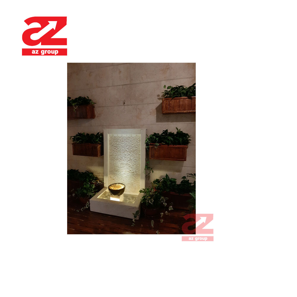 نافورة کتیبه و وعاء زیبا نما