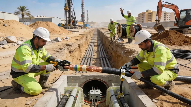 دليل اختيار الكابلات المدفونة تحت الأرض في المشاريع العراقية